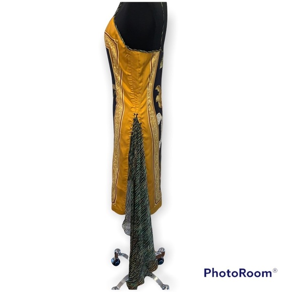 NEW Cynthia Rose Silk Salvatore Ferragamo Scarf Dress size Small - Picture 2 of 13